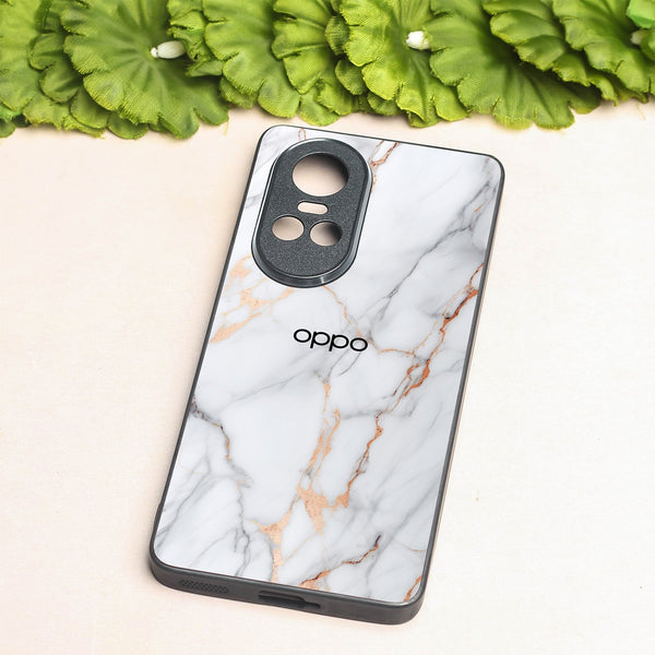 Copper Luxe Marble metal back case for Oppo Reno 10 Pro