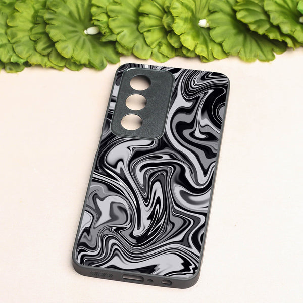 Blackout Marble metal back case for Oppo K12X