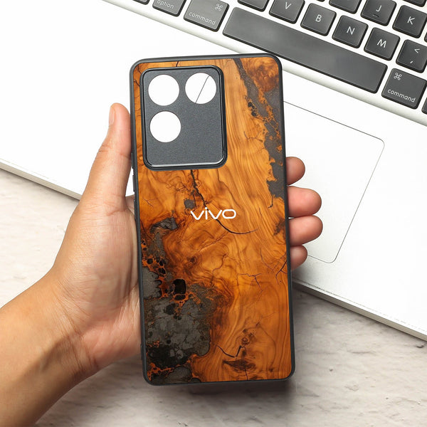 Lava Oak metal back case for Vivo T2 Pro