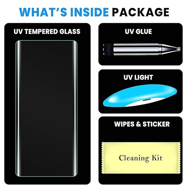 Premium UV Tempered Glass Screen Protector For Vivo T2 Pro