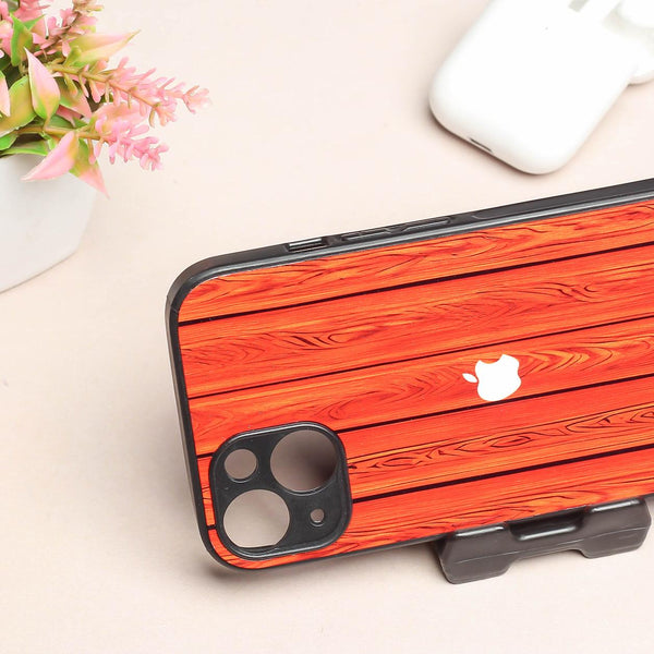 WoodCraft Touch metal back case for Apple Iphone 13