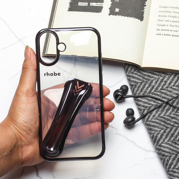 Rhobe Purple Silicone Case for Apple Iphone 16