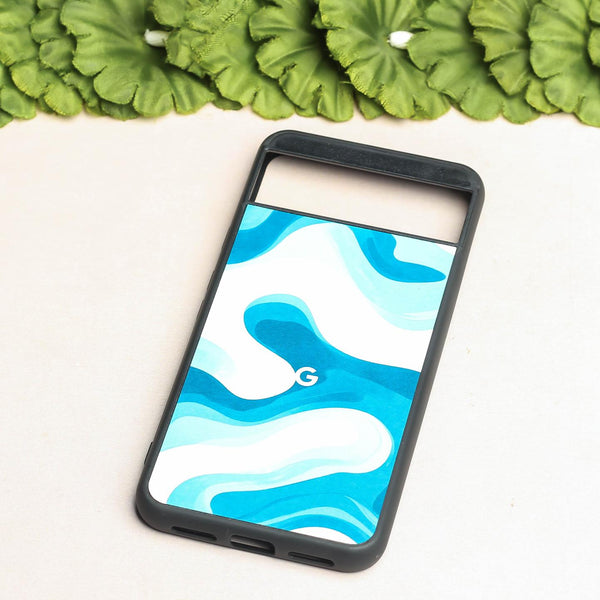 Oceanic Flow metal back case for Google Pixel 8A