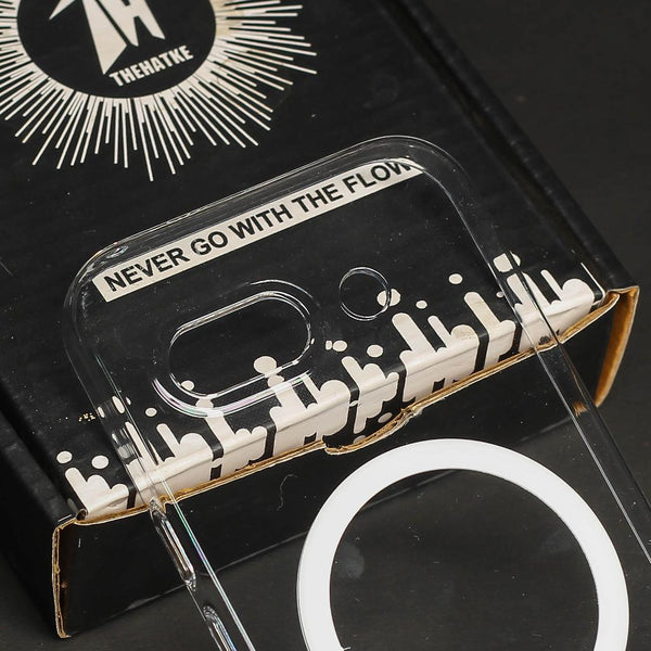 White Shine MagSafe Clear Transparent Silicone case for Google Pixel 9a