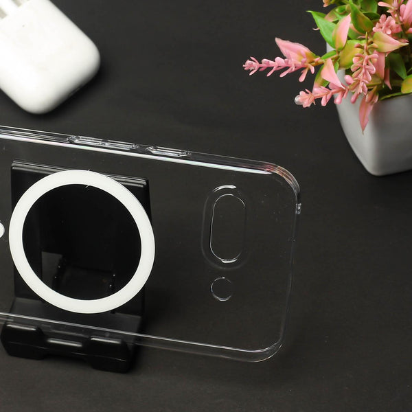 White Shine MagSafe Clear Transparent Silicone case for Google Pixel 9a