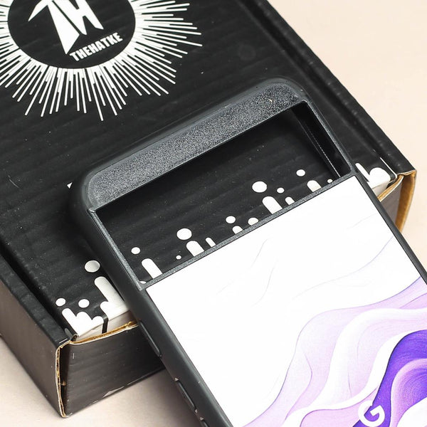 Purple Crest metal back case for Google Pixel 8A