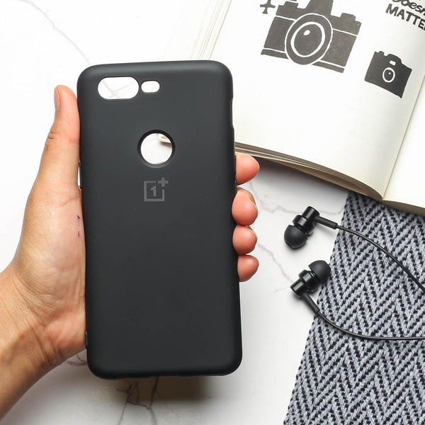 Black Camera Original Silicone Case for Oneplus 5T