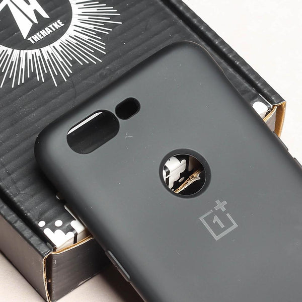 Black Camera Original Silicone Case for Oneplus 5T