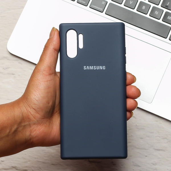 Dark Blue Original Silicone case for Samsung Note 10 Plus