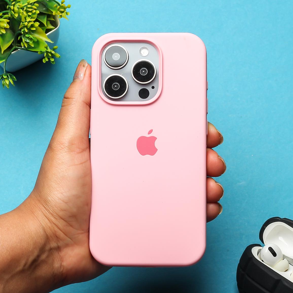 Iphone 11 Pro Max Pink Case Pink Original Silicone Case For Apple