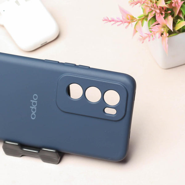 Dark Blue Camera Original Silicone case for Oppo Reno 12