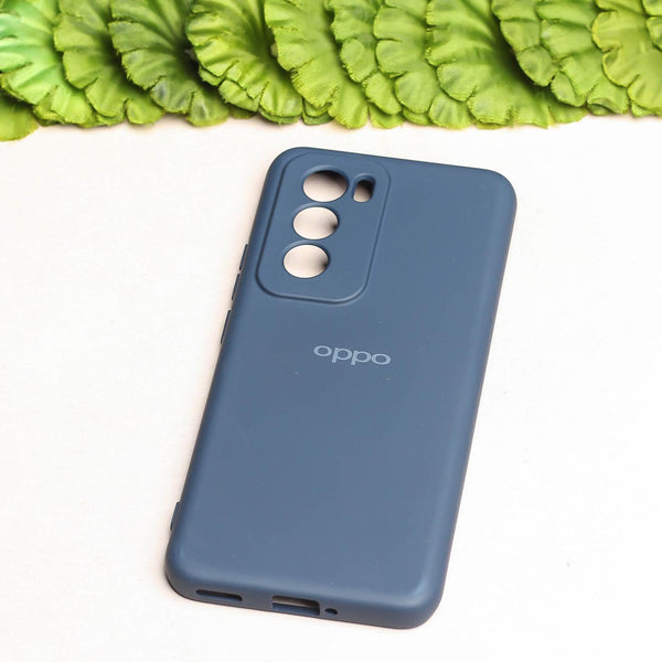 Dark Blue Camera Original Silicone case for Oppo Reno 12