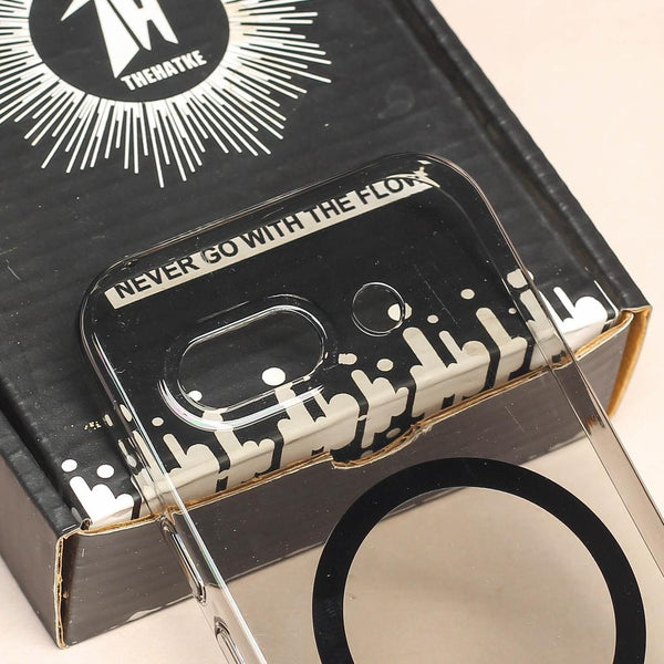 Black Shine Magsafe Transparent Case for Google Pixel 9a