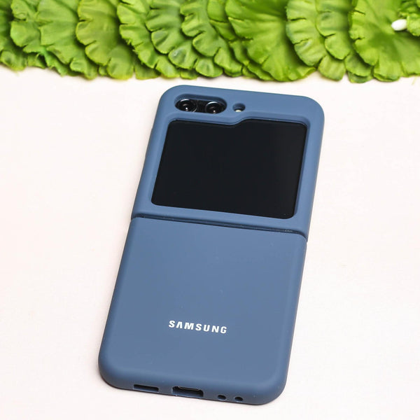 Dark Blue Original Silicone case for Samsung Galaxy Z FLIP 5