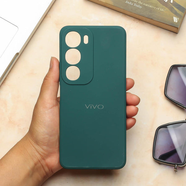 Dark Green Candy silicone Case for Vivo Y29