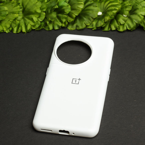 White Original Silicone case for Oneplus 13
