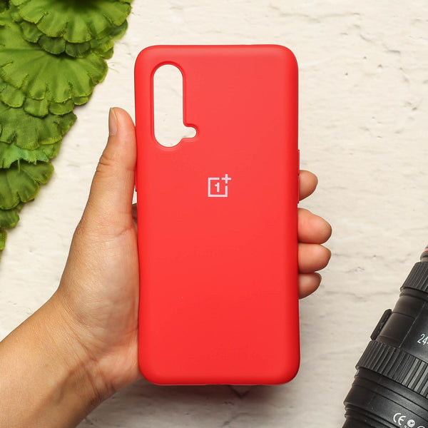 Red Original Silicone case for Oneplus Nord CE