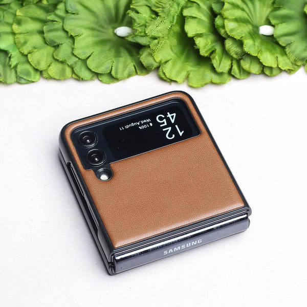 Brown Royal King Silicone Case for Samsung Galaxy Z FLIP 3