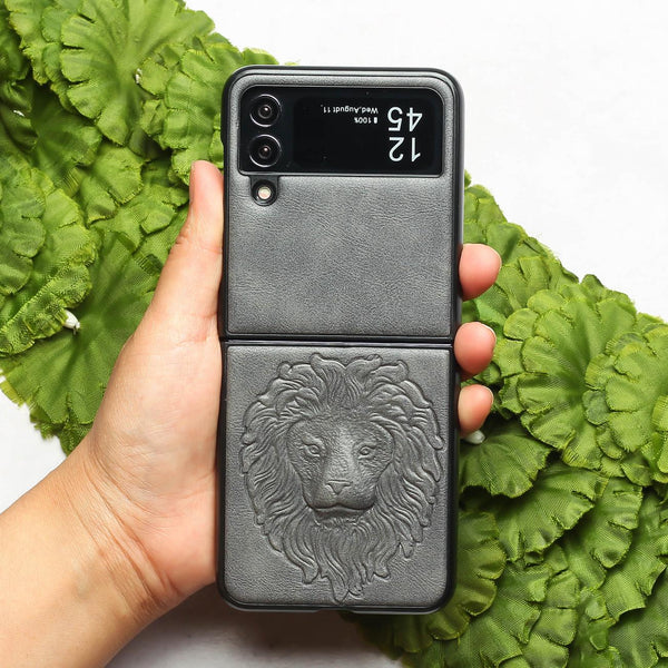 Grey Royal King Silicone Case for Samsung Galaxy Z FLIP 3