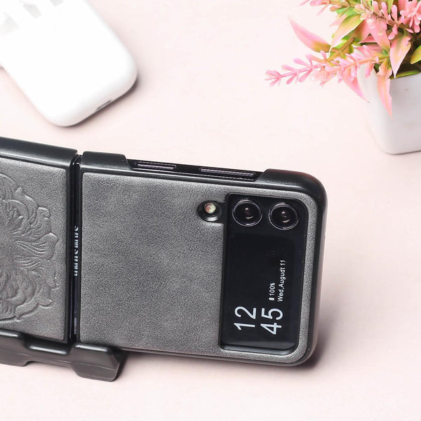 Grey Royal King Silicone Case for Samsung Galaxy Z FLIP 3