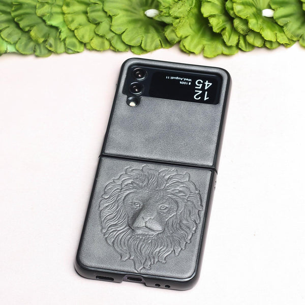 Grey Royal King Silicone Case for Samsung Galaxy Z FLIP 3