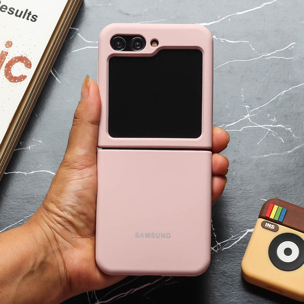 Pink Original Silicone case for Samsung Galaxy Z FLIP 5