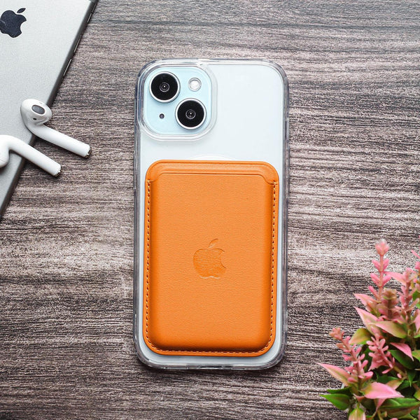 Orange Wallet Case for Apple iphone