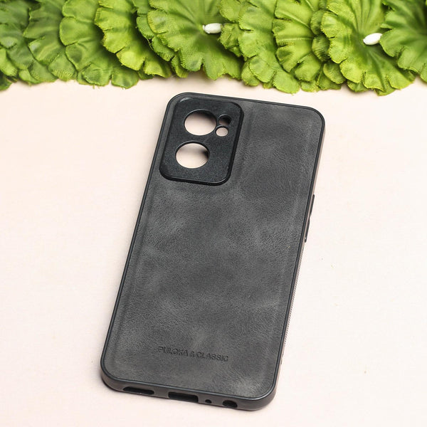 Black Classic Leather Case for Oneplus Nord CE 2