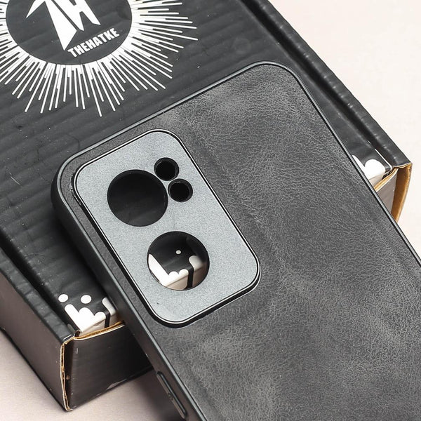 Black Classic Leather Case for Oneplus Nord CE 2