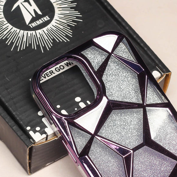 Dazzle Purple Silicone case for Apple iphone 13