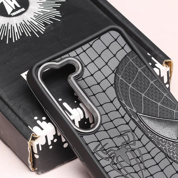 SP-Superhero Engraved logo silicon Case for Samsung S23