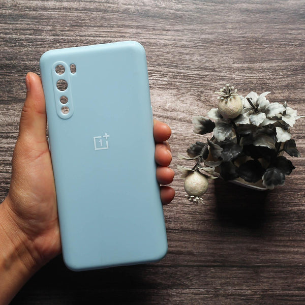 Sky Blue Camera Original Silicone case for Oneplus Nord