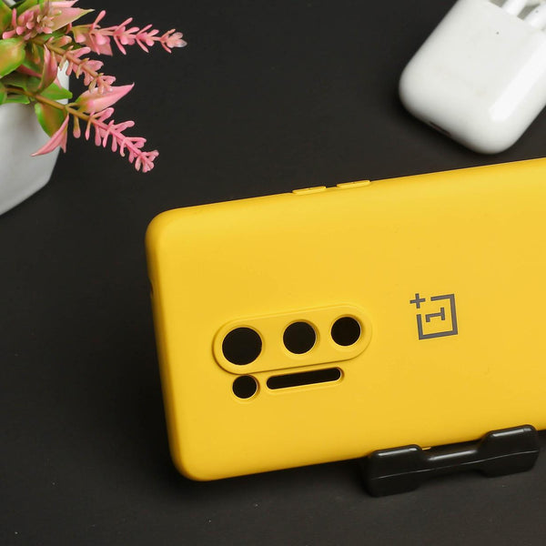 Yellow Camera Original Silicone case for Oneplus 8 Pro