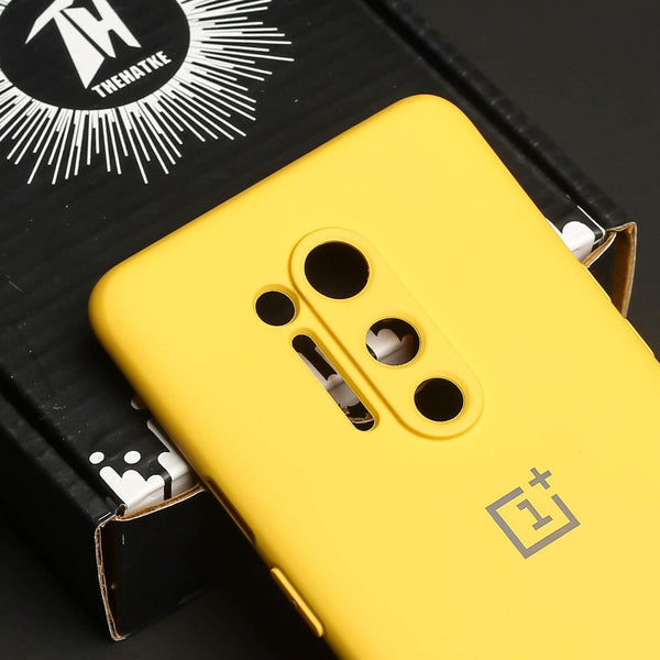 Yellow Camera Original Silicone case for Oneplus 8 Pro