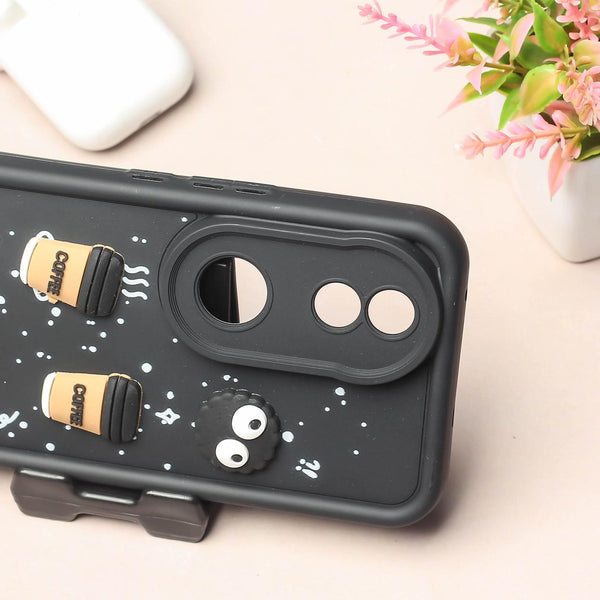 Black COFFEE (ALWAYS HAPPY) Silicone case for Vivo V50