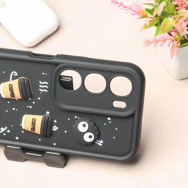 Black COFFEE (ALWAYS HAPPY) Silicone case for Vivo Y29