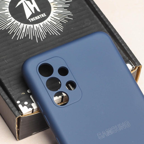 Dark Blue Original Camera Safe Silicone case for Samsung A32