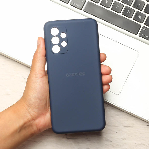 Dark Blue Original Camera Safe Silicone case for Samsung A32