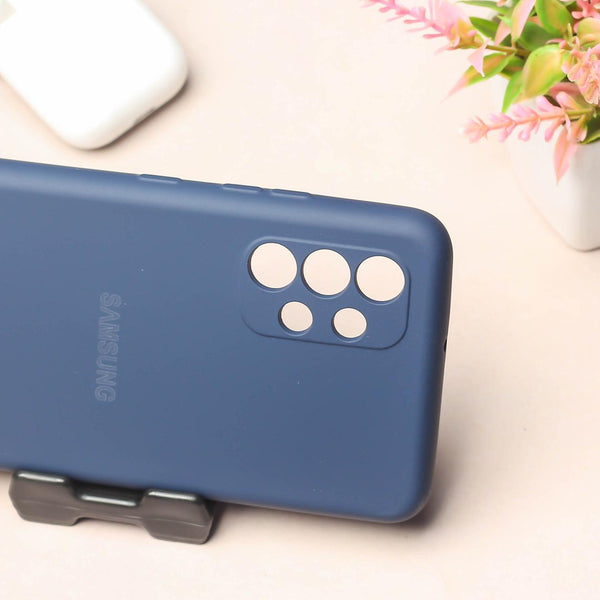 Dark Blue Original Camera Safe Silicone case for Samsung A32
