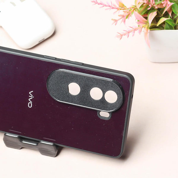 Black metal back case for Vivo V40e