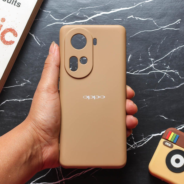 Brown Camera Original Silicone case for Oppo Reno 11