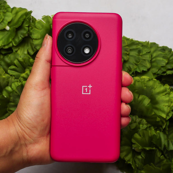 Dark Pink Original Silicone Case for Oneplus 11
