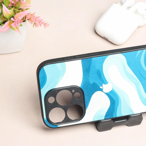 Oceanic Flow metal back case for Apple Iphone 13 pro