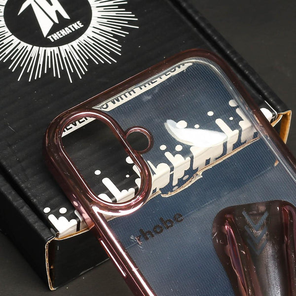 Rhobe Pink Silicone Case for Apple Iphone 16