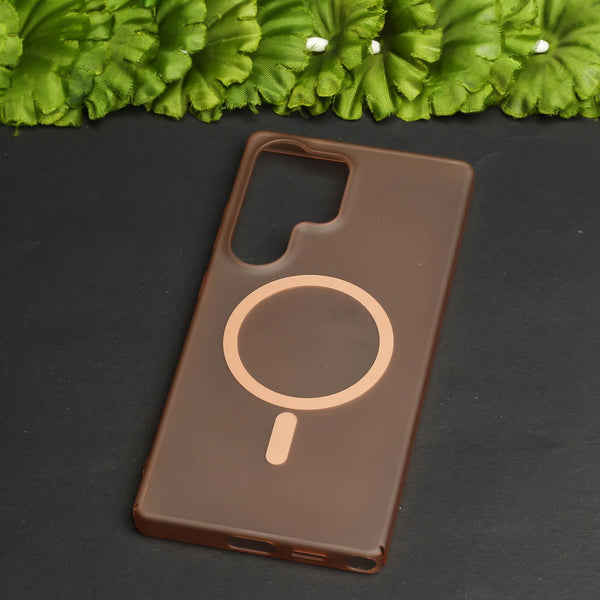 Natural Titanium Paper Matte Magsafe Case for Samsung S25 Ultra