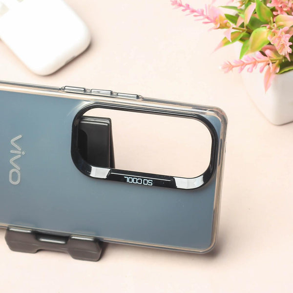 Silver Rgiem Slim Slicone Non-Yellowing Protective Case for Vivo V40