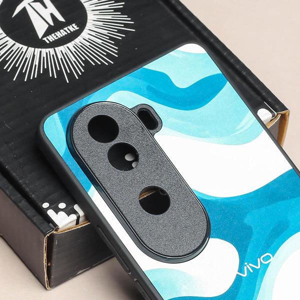 Oceanic Flow metal back case for Vivo V40e