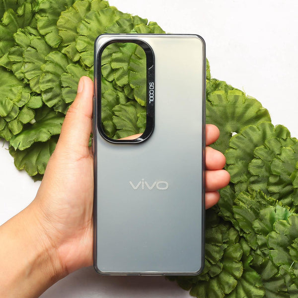 Silver Rgiem Slim Slicone Non-Yellowing Protective Case for Vivo V40