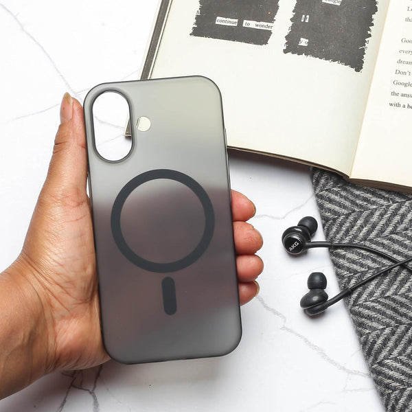 Black Paper Matte Magsafe Case for Apple Iphone 16 Plus