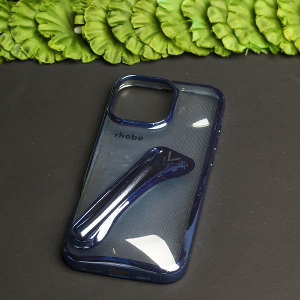 Rhobe Blue Silicone Case for Apple Iphone 16 Pro